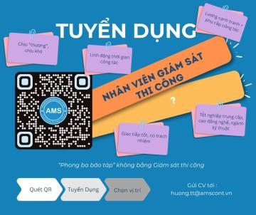NHÂN VIÊN GIÁM SÁT THI CÔNG CÔNG TRƯỜNG